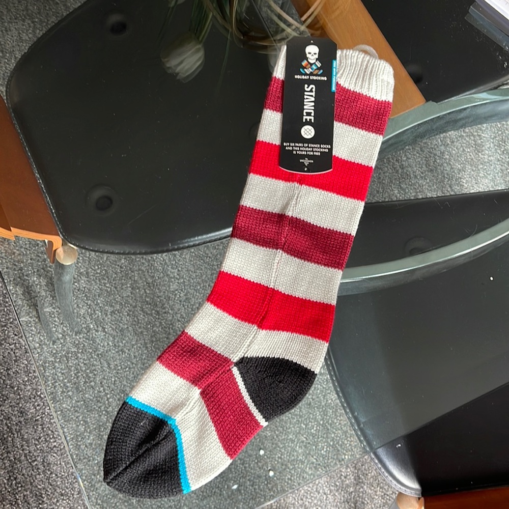 Stance Holiday Stocking ❤️🤍🖤